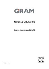 Gram RZ Série Manuel D'utilisation