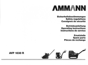 Ammann AVP 1030 R Instructions De Service