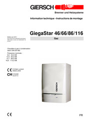 GIERSCH GiegaStar 116 Instructions De Montage