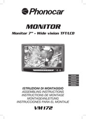 Phonocar VM 172 Instructions De Montage