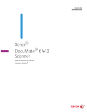 Xerox DocuMate 6440 Guide De L'utilisateur