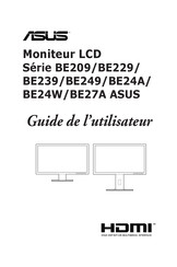 Asus BE239QLBR Guide De L'utilisateur