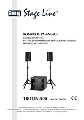 Img Stageline TRITON-500 Mode D'emploi