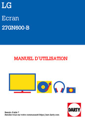 LG UltraGear 27GN600 Manuel D'utilisation