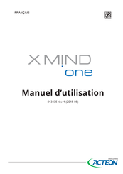 ACteon X MIND One Manuel D'utilisation