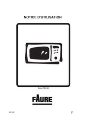 FAURE FM21M0 Notice D'utilisation