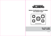 Valberg VAL TGV 5 NWC Notice D'utilisation