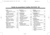 Cadillac ELR 2015 Guide Du Propriétaire
