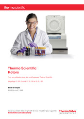 Thermo Fisher Scientific Megafuge 8R Mode D'emploi