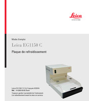 Leica BIOSYSTEMS EG1150 C Mode D'emploi