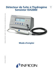 Inficon Sensistor ISH2000 Mode D'emploi