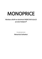 Monoprice 30673 Manuel De L'utilisateur