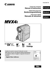 Canon MVX4i Manuel D'instruction