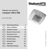Theben HTS compact office EIB Notice D'utilisation