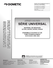 Dometic UNIVERSAL 8430000 Instructions D'installation