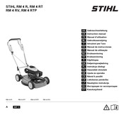 Stihl RM 4 R Manuel D'utilisation