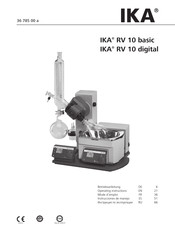IKA RV 10 digital Mode D'emploi