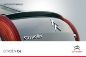 CITROEN C6 2012 Notice D'emploi