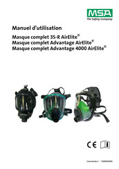 MSA Masque complet 3S-R AirElite Manuel D'utilisation