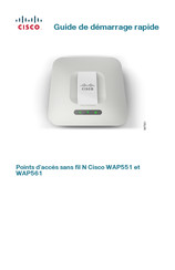 Cisco WAP551 Guide De Démarrage Rapide