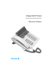 Ericsson Dialog 4425 IP Vision Manuel De L'utilisateur