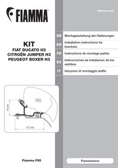 Fiamma KIT SIDE F80 Instructions De Montage