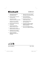 EINHELL CC-HS 12/1 Instructions D'origine