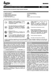 EnerSys Hawker Water Less Notice D'utilisation