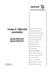Varian Turbo-V 1000 ICE Notice De Mode D'emploi