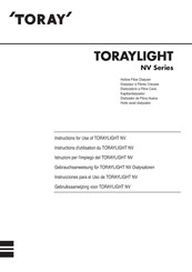 Toray TORAYLIGHT NV-15U Instructions D'utilisation