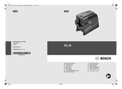 Bosch PCL 20 Notice Originale