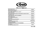 Arai Helmet TX-4 Instructions D'utilisation