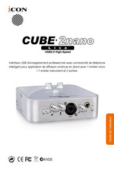 ICON CUBE 2nano Live Guide De L'utilisateur