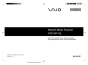 Sony VAIO VGP-MR100 Série Guide De Démarrage Rapide