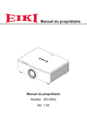 Eiki EK-450U Manuel Du Propriétaire