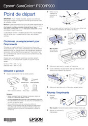 Epson SureColor P700 Guide D'installation