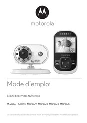 Motorola MBP26 Mode D'emploi