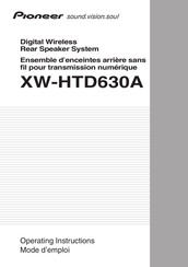 Pioneer XW-HTD630A Mode D'emploi
