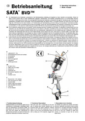 SATA BVD Mode D'emploi
