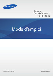 Samsung GALAXY YOUNG 2 SM-G130HN 2014 Mode D'emploi