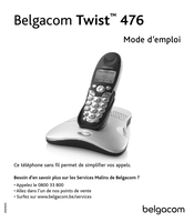 BELGACOM Twist 476 Mode D'emploi