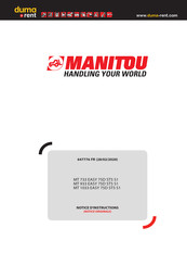 Manitou MT 733 EASY 75D ST5 S1 Notice D'instructions