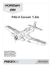 Horizon Hobby F4U-4 Corsair 1.2m Manuel D'utilisation