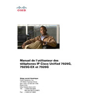 Cisco 7925G-EX Manuel De L'utilisateur