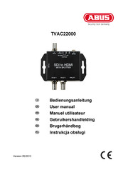 Abus TVAC22000 Manuel Utilisateur