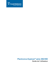 Plantronics Explorer 380 Guide De L'utilisateur