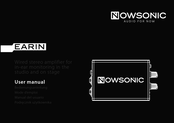 Nowsonic EARIN Mode D'emploi