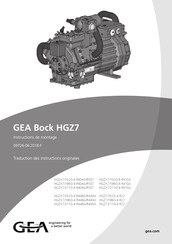 GEA Bock HGZ7/2110-4 Instructions De Montage