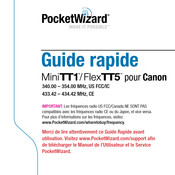 PocketWizard FlexTT5 Guide Rapide