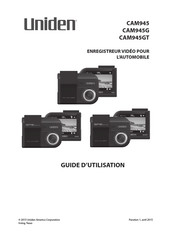 Uniden CAM945GT Guide D'utilisation